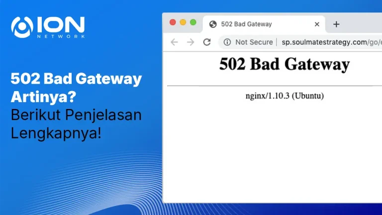 502 Bad Gateway Artinya