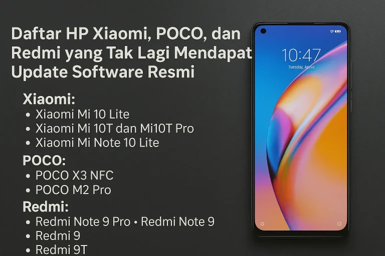 Daftar HP Xiaomi, POCO, dan Redmi yang Tak Lagi Mendapat Update