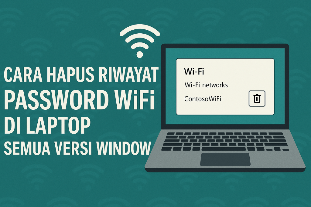 Cara Hapus Riwayat Password WiFi di Laptop Semua Versi Windows