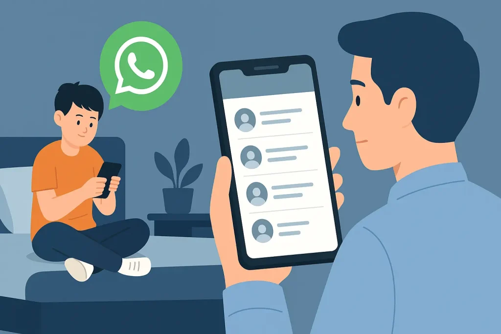 Cara Mengetahui Anak Sering Chat Siapa Saja di WhatsApp