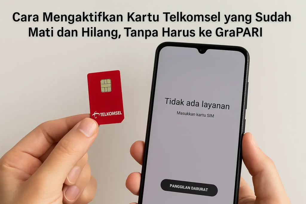 Cara Mengaktifkan Kartu Telkomsel yang Sudah Mati dan Hilang, Tanpa Harus ke GraPARI