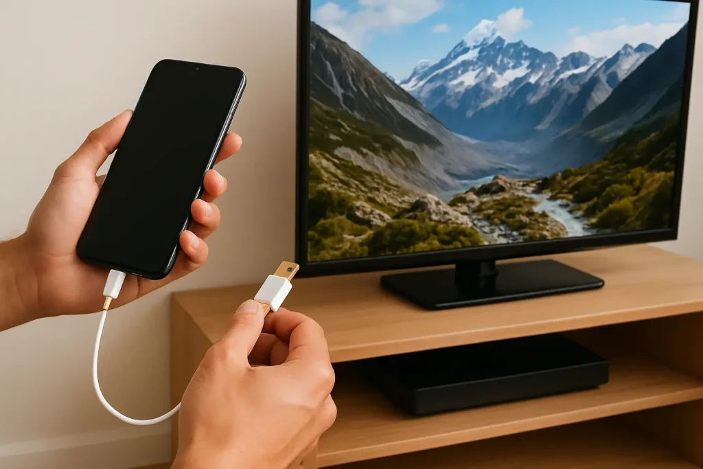 Cara Menyambungkan HP ke TV dengan Kabel USB Biasa, Praktis Tanpa Ribet
