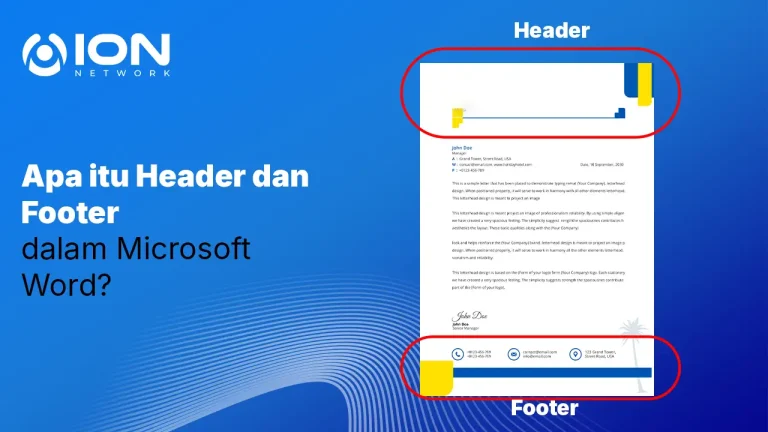 Header dan Footer dalam Microsoft Word