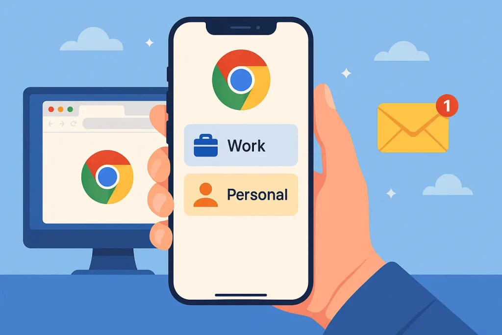 Google Chrome iOS Hadirkan Fitur Pemisah Akun Kerja dan Pribadi untuk Kemudahan Akses