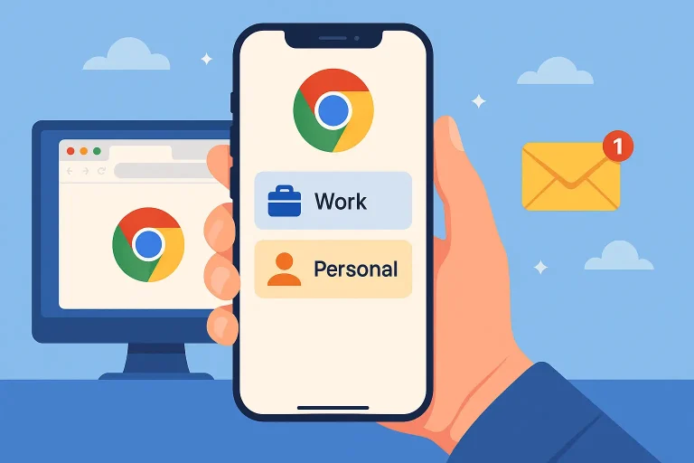 Google Chrome iOS Hadirkan Fitur Pemisah Akun Kerja dan Pribadi untuk Kemudahan Akses