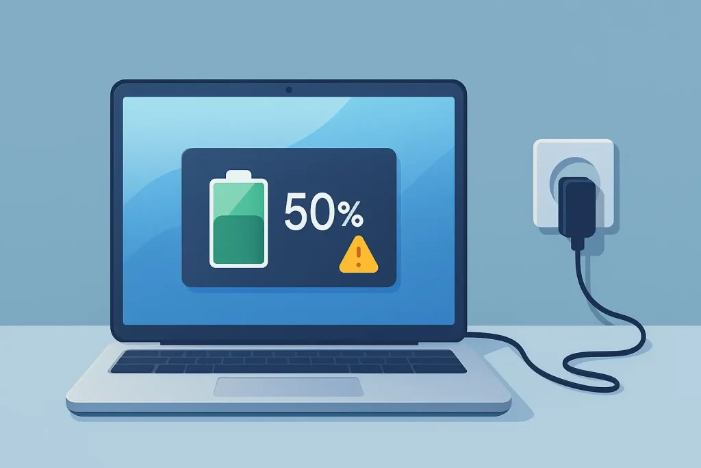 Baterai Laptop Plugged In Charging Tapi Tidak Mengisi Windows 11