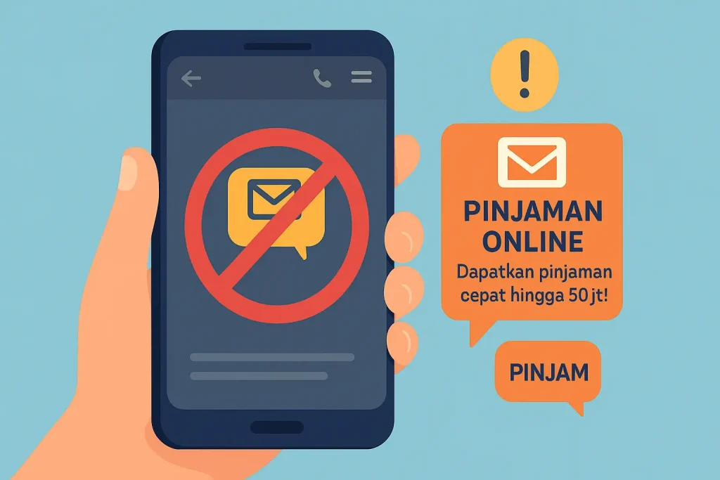 Cara Blokir SMS Promosi Pinjol di HP Android dan iPhone Secara Efektif