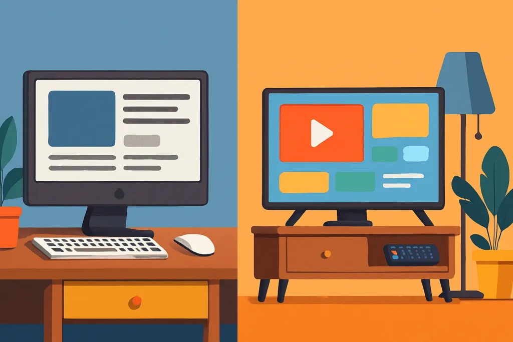 Perbedaan Monitor dan Smart TV