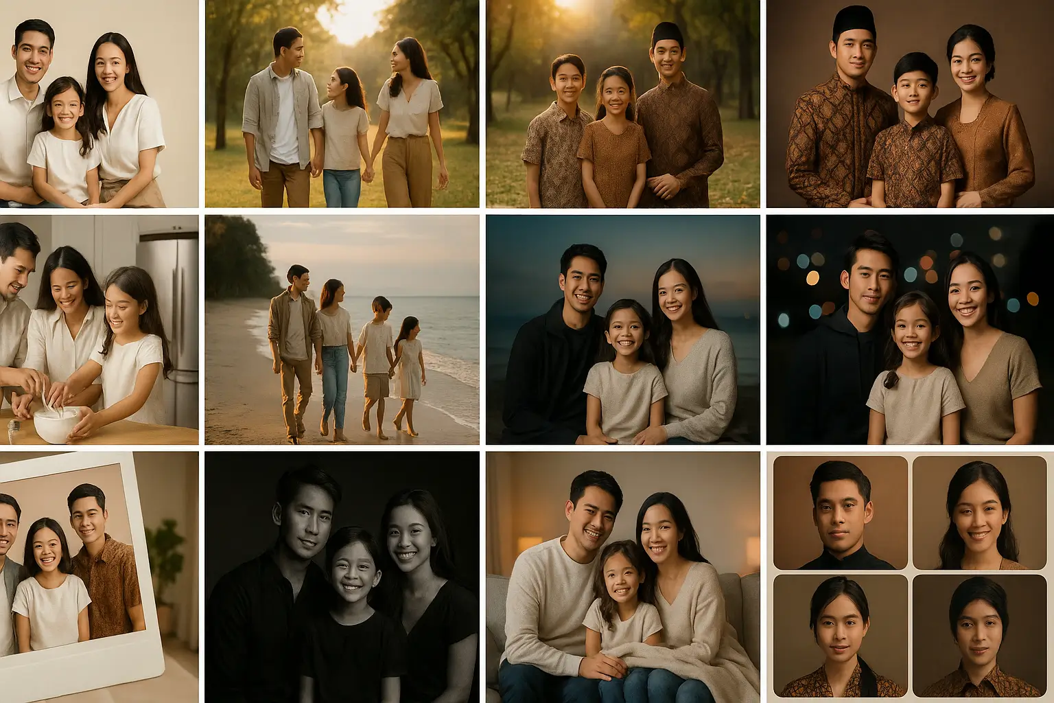 35+ Prompt Gemini AI Foto Keluarga Berempat
