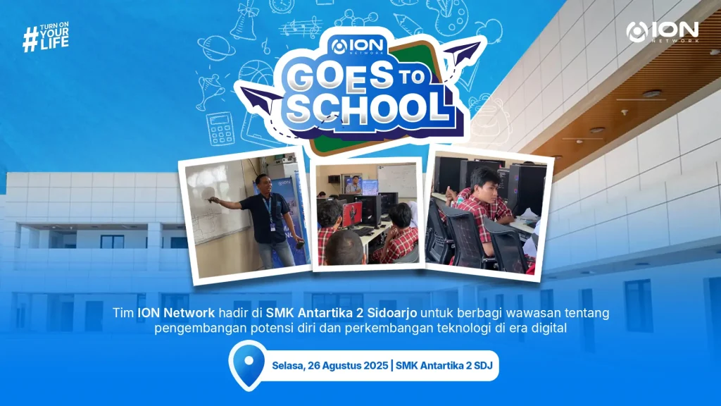 ION Network Berbagi Ilmu Internet di SMK Antartika 2 Sidoarjo