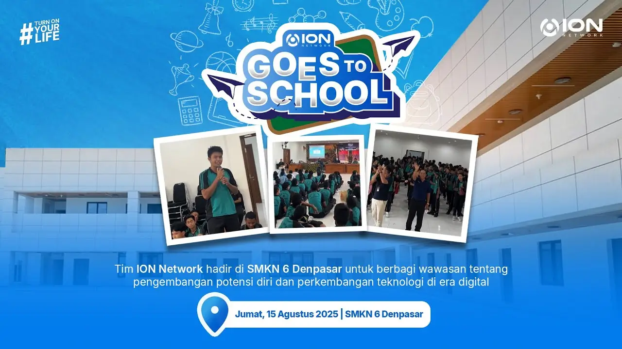 ION Network Hadir di SMKN 6 Denpasar Lewat Program ION Goes to School