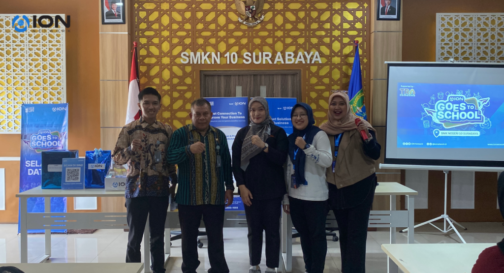 ION Network berbagi The Art of Creating Events di IGTS SMKN 10 Surabaya