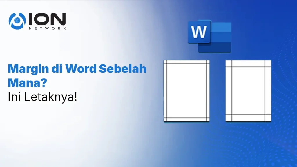 Pertanyaan ini sebenarnya mengarah ke dua hal. Pertama, letak pengaturan margin di antarmuka Word. Kedua, posisi margin secara visual pada halaman.