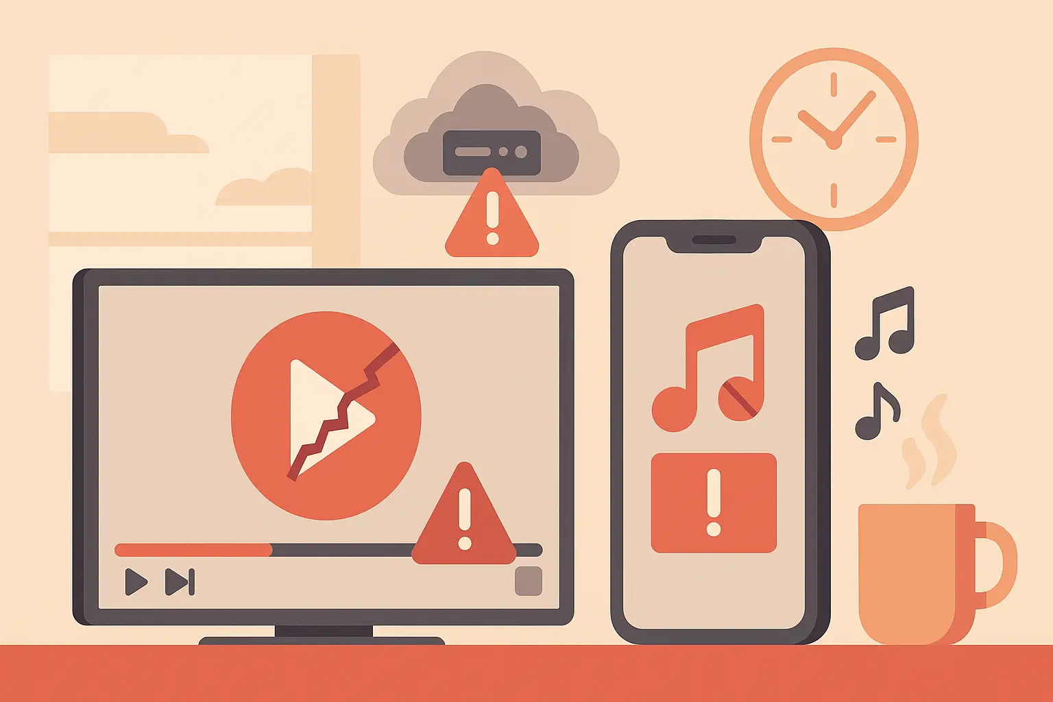 YouTube Down Pagi Ini: Video Tak Bisa Diputar, YouTube Music Ikut Kena