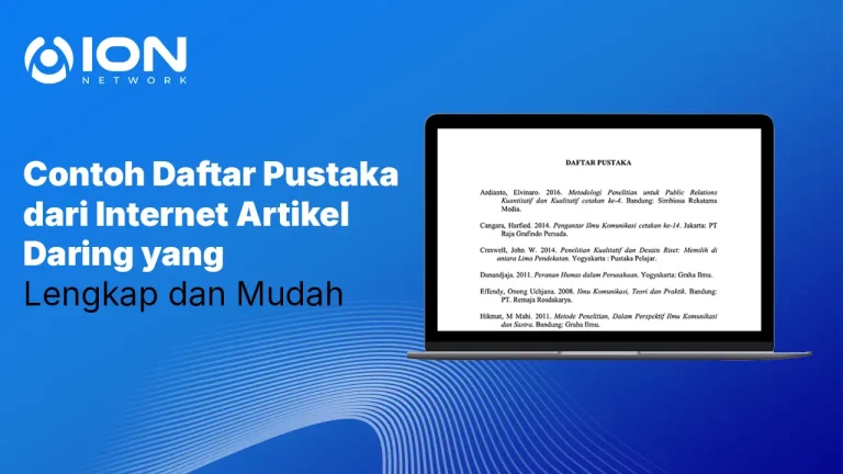 Contoh Daftar Pustaka dari Internet Artikel Daring yang Lengkap dan Mudah
