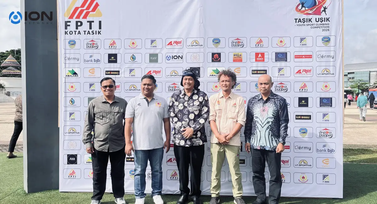 Dukung Bibit Atlet Tasikmalaya, ION Network Hadirkan Koneksi Tercepat di "Tasik Usik Youth Sport Climbing Competition 2025"