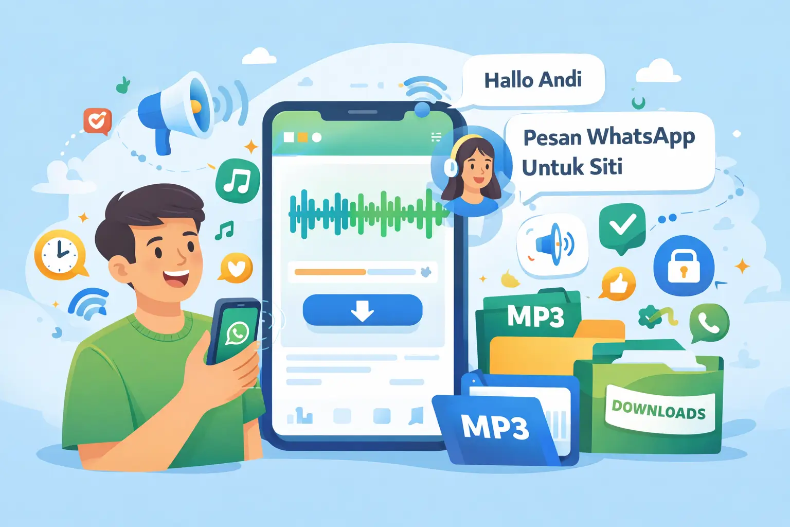 Cara Membuat Nada Dering WA Sebut Nama Sendiri Tanpa Aplikasi