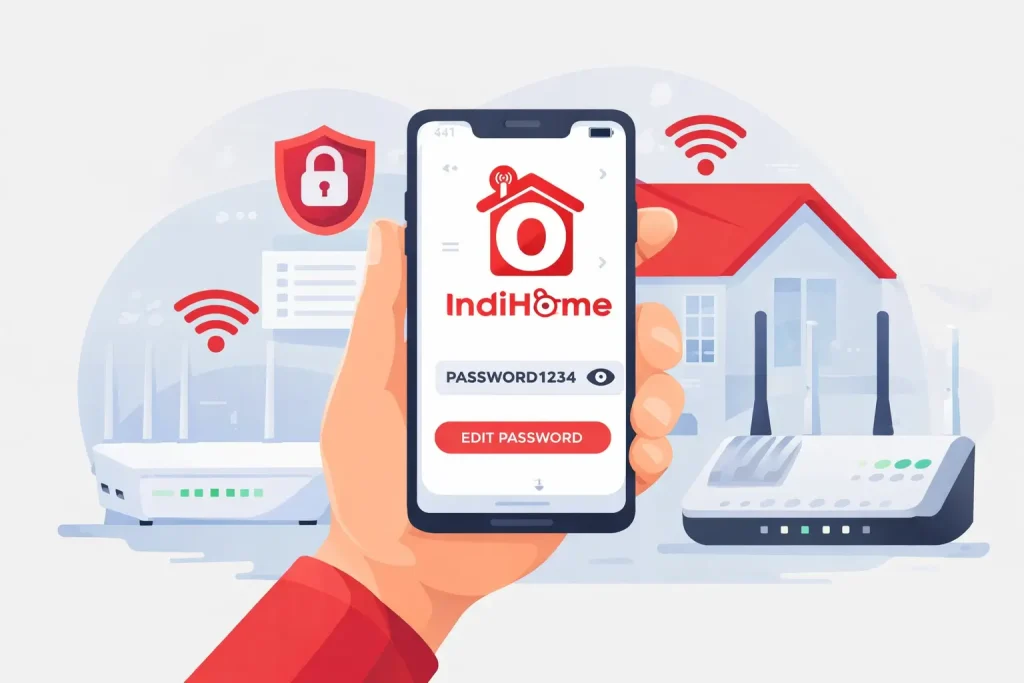 Cara Mengganti Password WiFi IndiHome Lewat HP Tanpa Aplikasi untuk Semua Jenis Modem