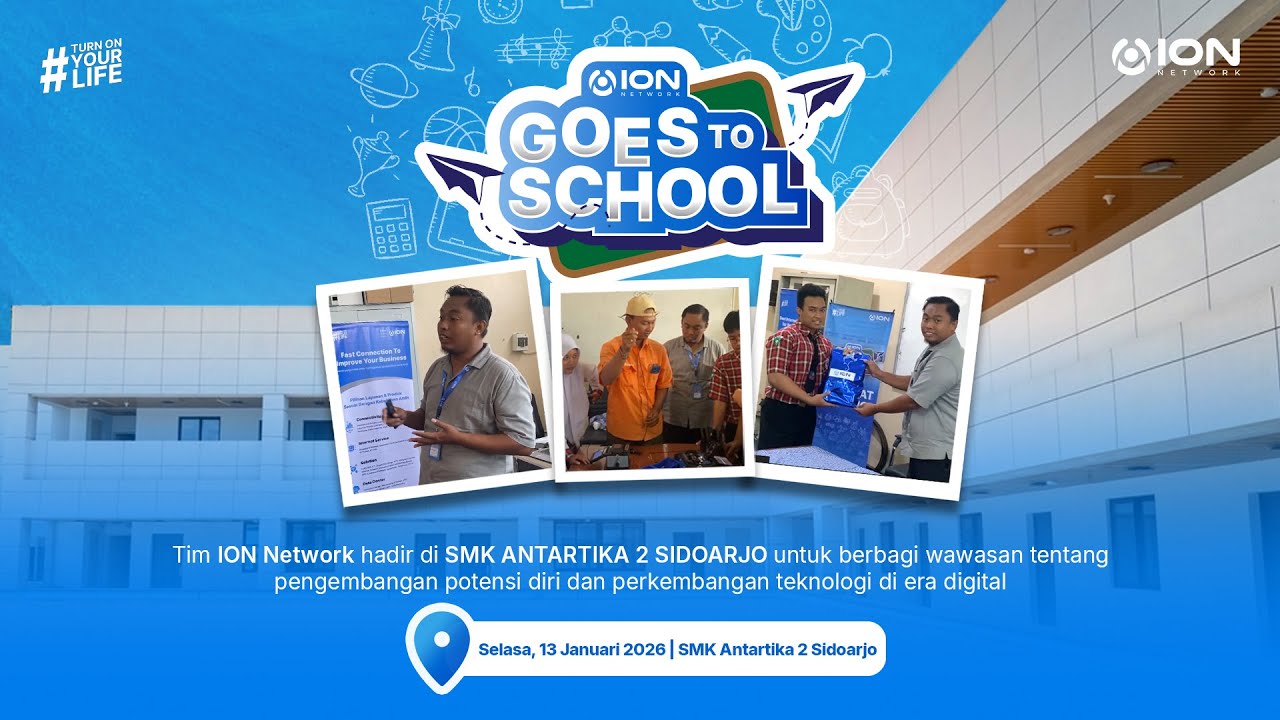 ION Voices SMK Antartika 2 Sidoarjo, Guru TKJ Apresiasi Layanan Internet ION Network