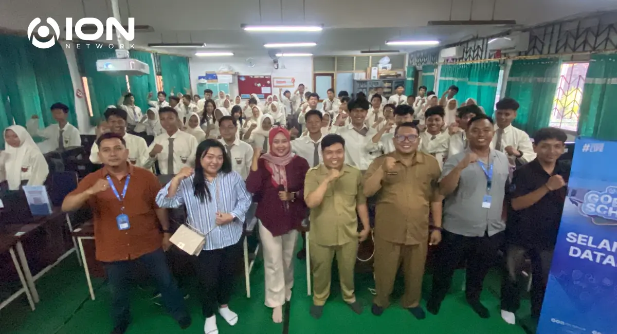 ION Network Dorong Literasi Digital Siswa SMKN 2 Kota Kediri Melalui Program ION Goes to School