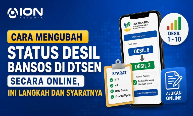 Cara Mengubah Status Desil Bansos di DTSEN Secara Online, Ini Langkah dan Syaratnya