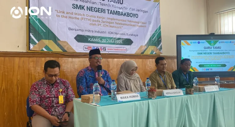 ION Network Hadir sebagai Guru Tamu di SMKN Tambakboyo, Bahas Implementasi Teknologi FTTH
