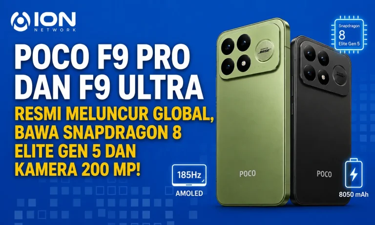 POCO F9 Pro dan F9 Ultra Resmi Meluncur Global, Bawa Snapdragon 8 Elite Gen 5 dan Kamera 200 MP
